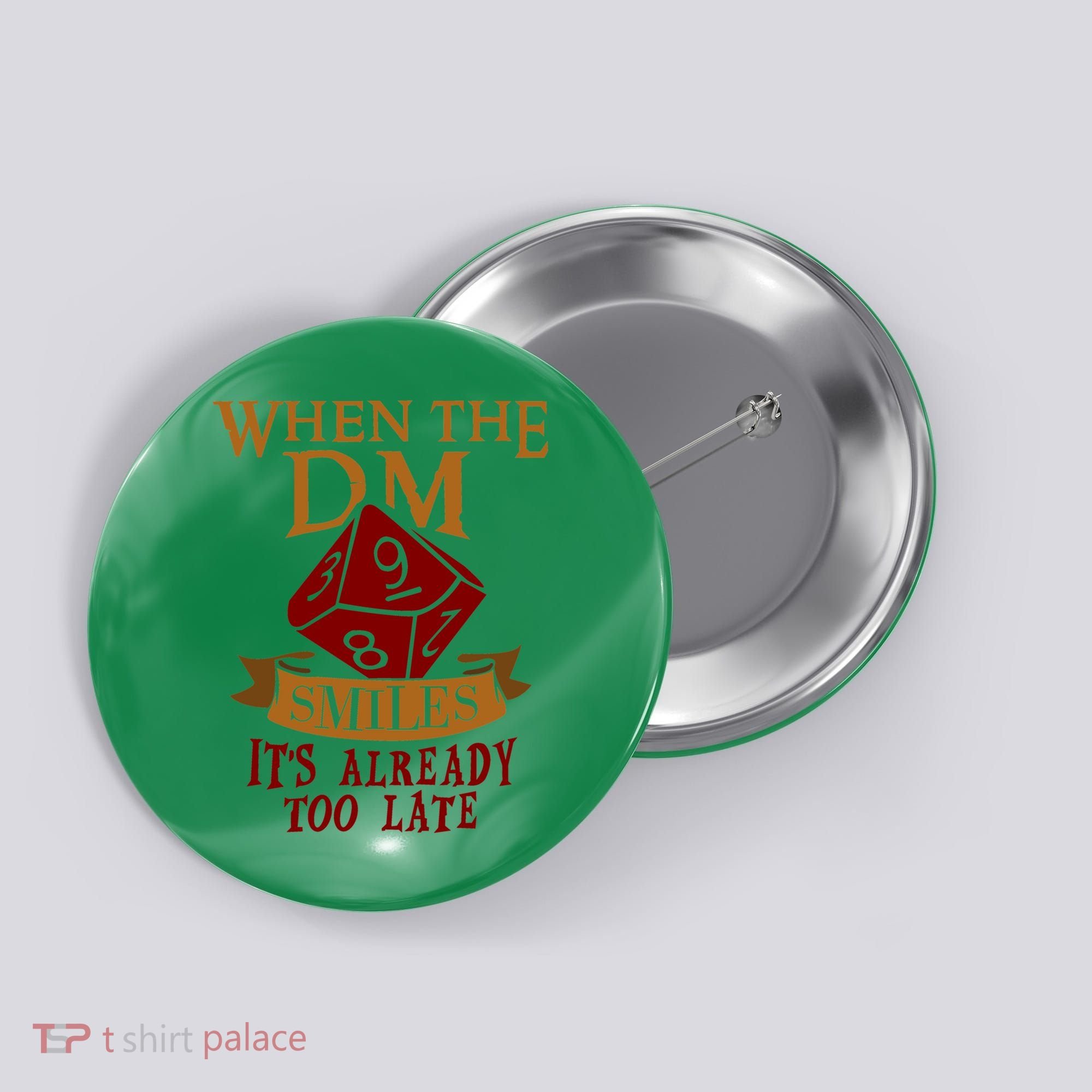 Dungeon Master Gift Dungeon Master  Geeky Gift When The Dungeon Master Smiles Button