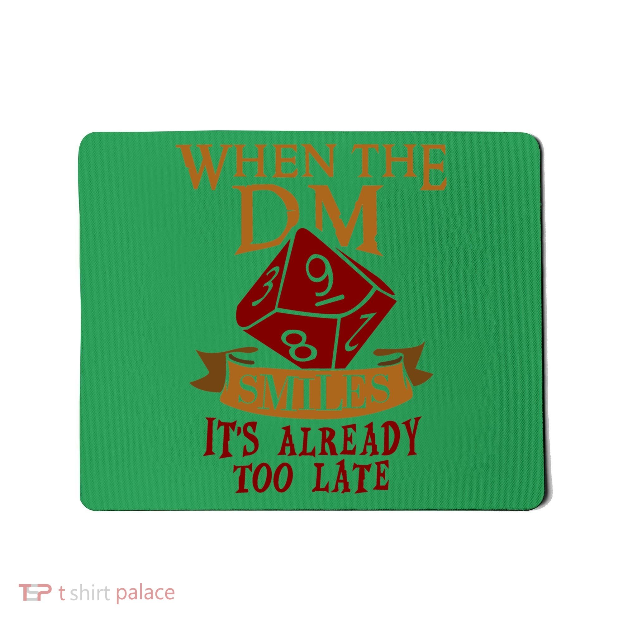 Dungeon Master Gift Dungeon Master  Geeky Gift When The Dungeon Master Smiles Mousepad