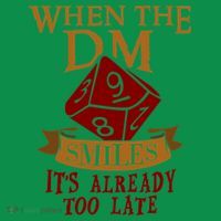 Dungeon Master Gift Dungeon Master  Geeky Gift When The Dungeon Master Smiles Mousepad thumb 1