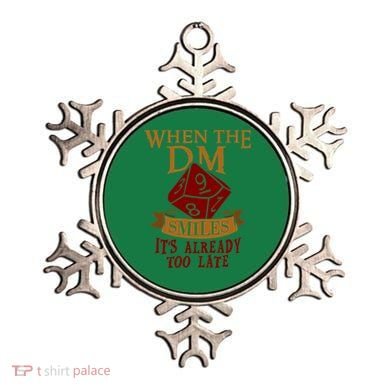 Dungeon Master Gift Dungeon Master  Geeky Gift When The Dungeon Master Smiles Ornament