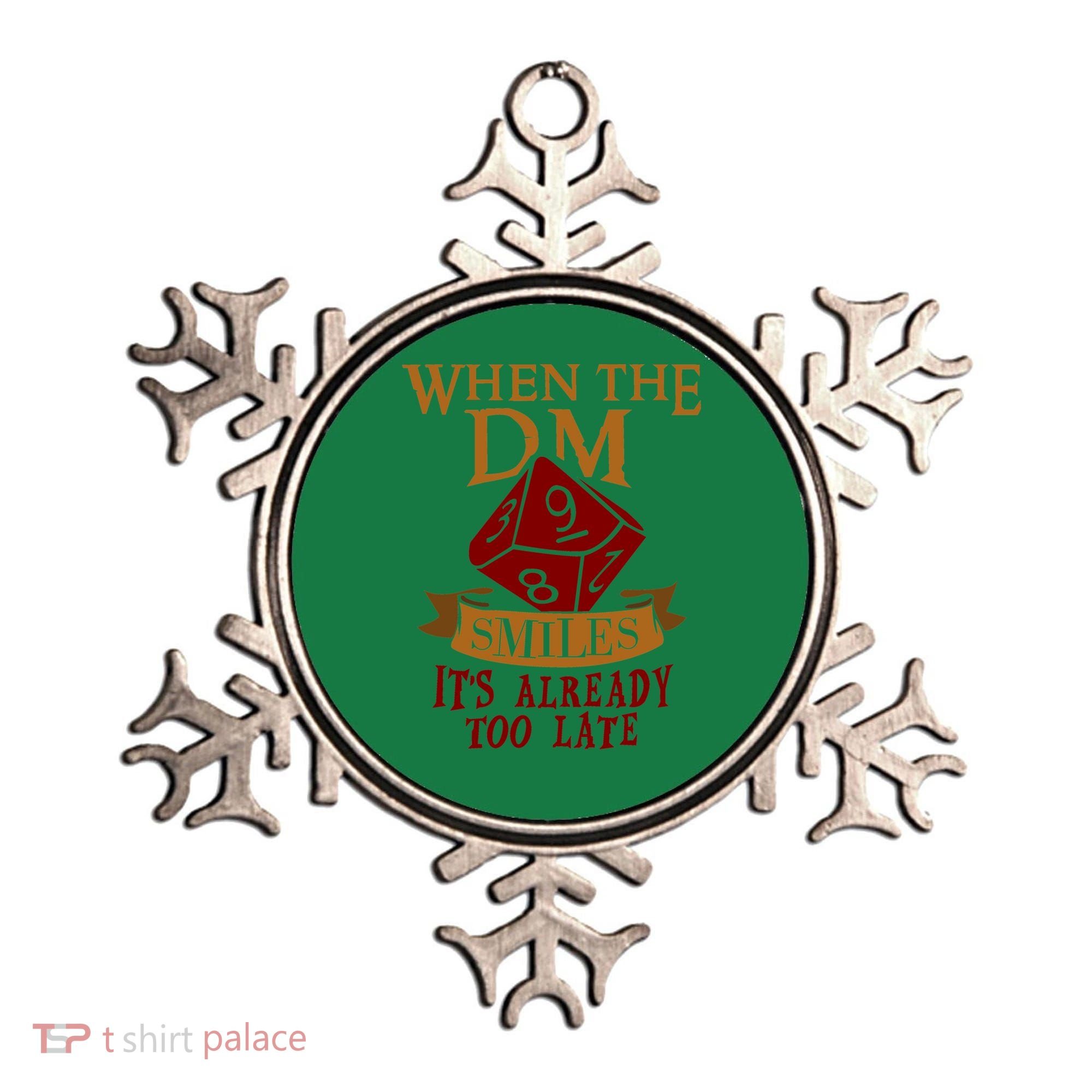 Dungeon Master Gift Dungeon Master  Geeky Gift When The Dungeon Master Smiles Ornament