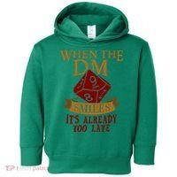 Dungeon Master Gift Dungeon Master  Geeky Gift When The Dungeon Master Smiles Toddler Hoodie thumb 0