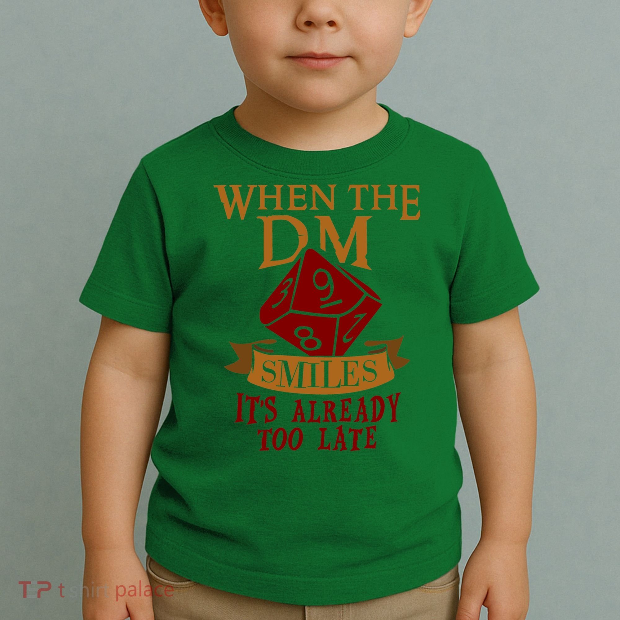 Dungeon Master Gift Dungeon Master  Geeky Gift When The Dungeon Master Smiles Toddler T-Shirt