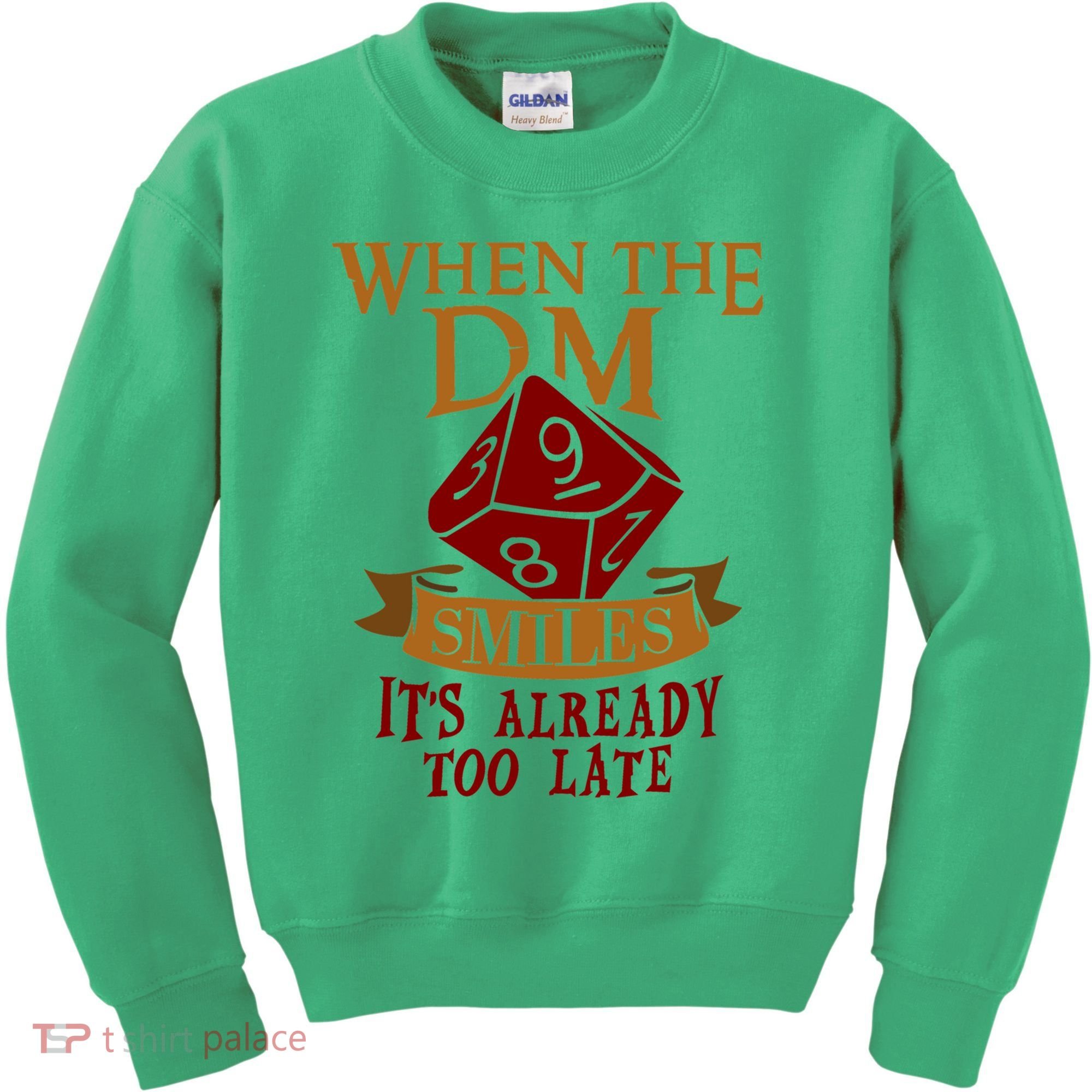 Dungeon Master Gift Dungeon Master  Geeky Gift When The Dungeon Master Smiles Kids Sweatshirt