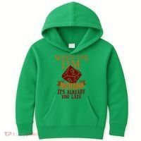 Dungeon Master Gift Dungeon Master  Geeky Gift When The Dungeon Master Smiles Kids Hoodie thumb 0