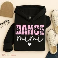 Dance Mimi Grandma Mimi Of A Dancer Dancing Mimi Hoodie thumb 4