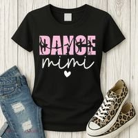 Dance Mimi Grandma Mimi Of A Dancer Dancing Mimi Women's T-Shirt thumb 3
