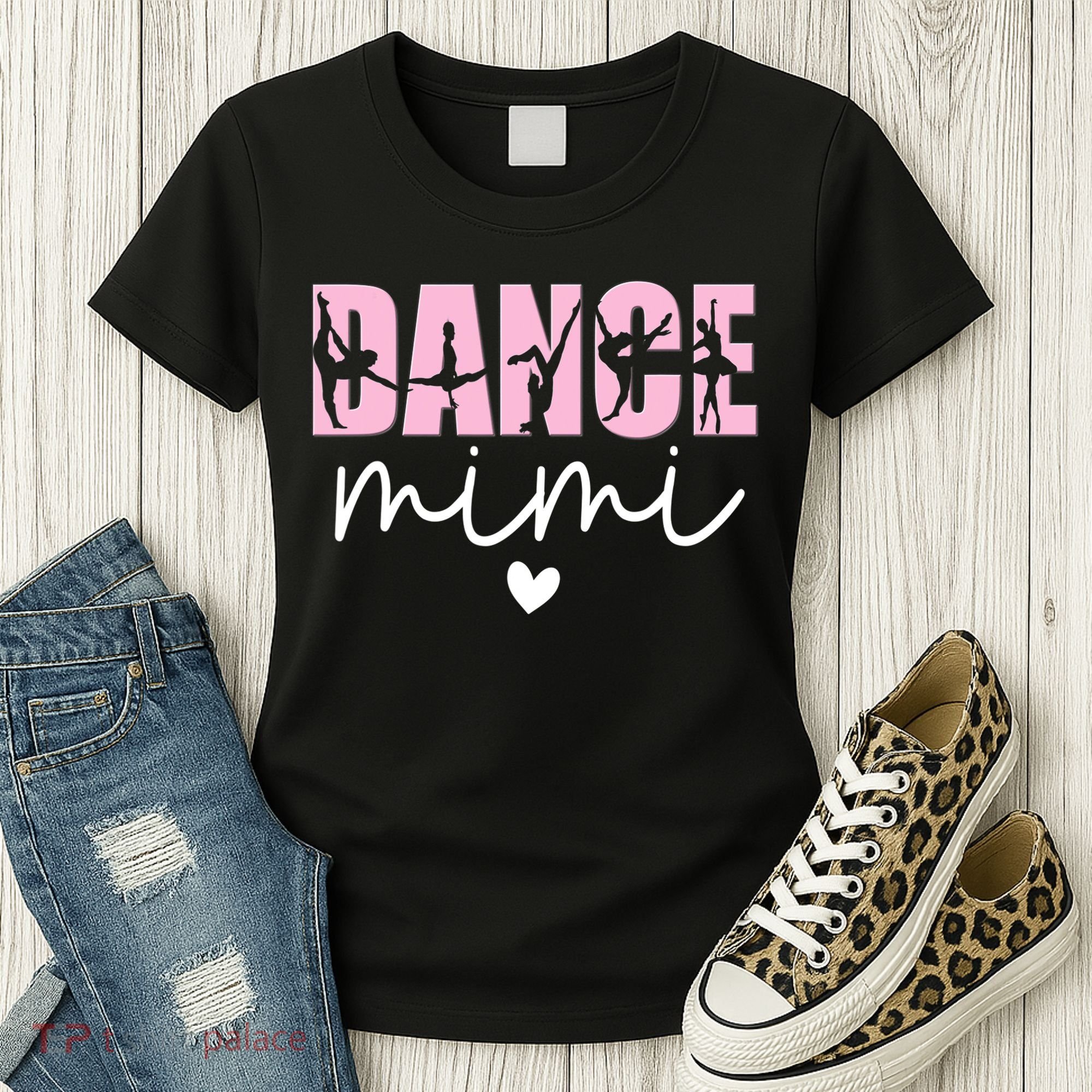 Dance Mimi Grandma Mimi Of A Dancer Dancing Mimi Women's T-Shirt