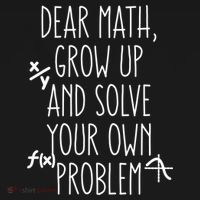 Dear Math Grow Up And Solve Your Own Problems Teens Trendy Funny Gift Bucket Hat thumb 4