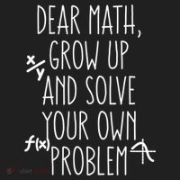 Dear Math Grow Up And Solve Your Own Problems Teens Trendy Funny Gift Hat thumb 2