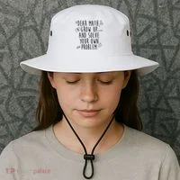 Dear Math Grow Up And Solve Your Own Problem Funny Bucket Hat thumb 3