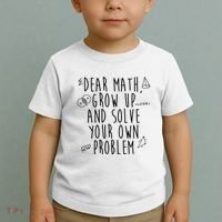 Dear Math Grow Up And Solve Your Own Problem Funny Toddler T-Shirt thumb 2