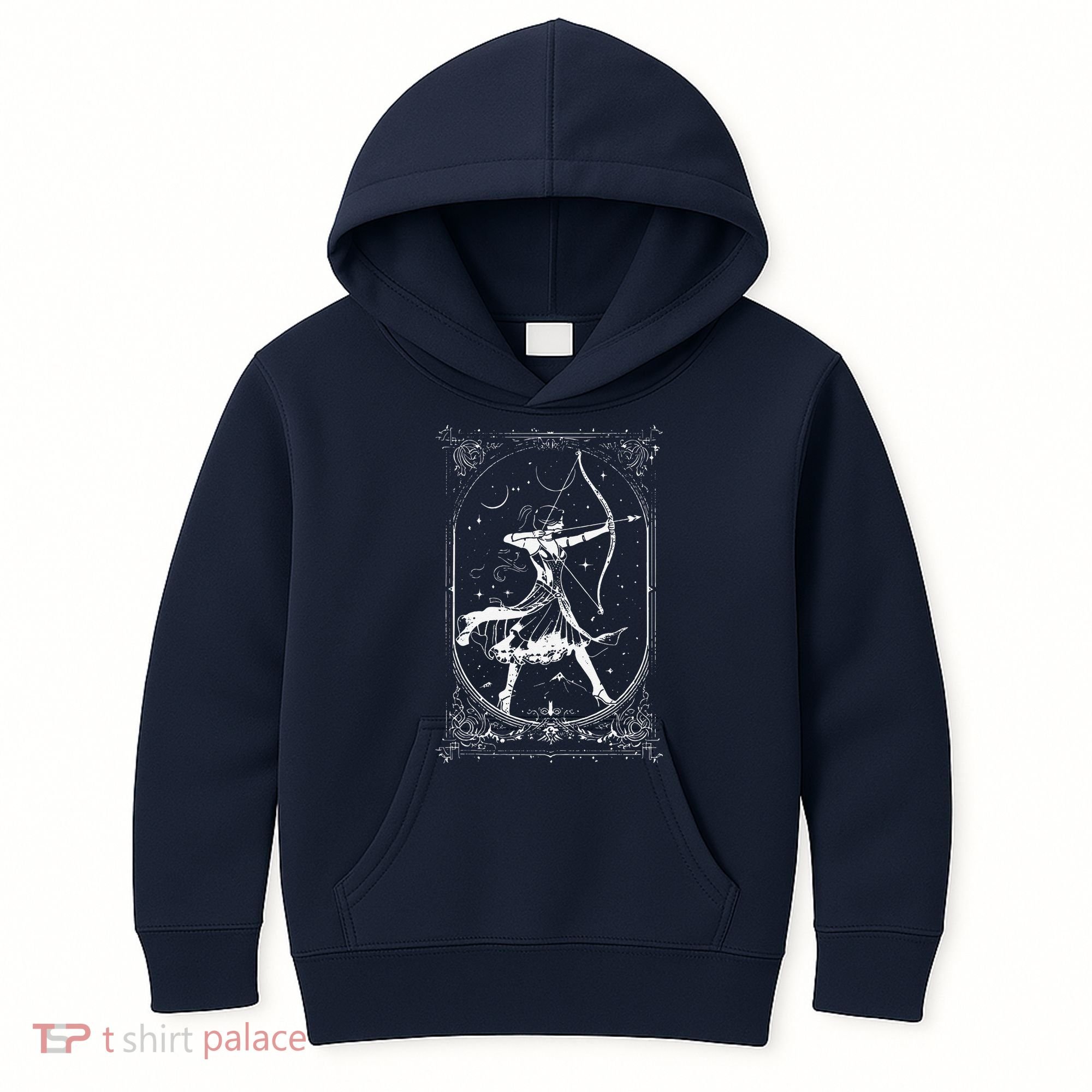 Diana Moon Goddess Celestial Deity Roman Mythology Kids Hoodie