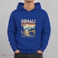 Denali Mountaineer Hiking Nature National Park Hoodie thumb 0