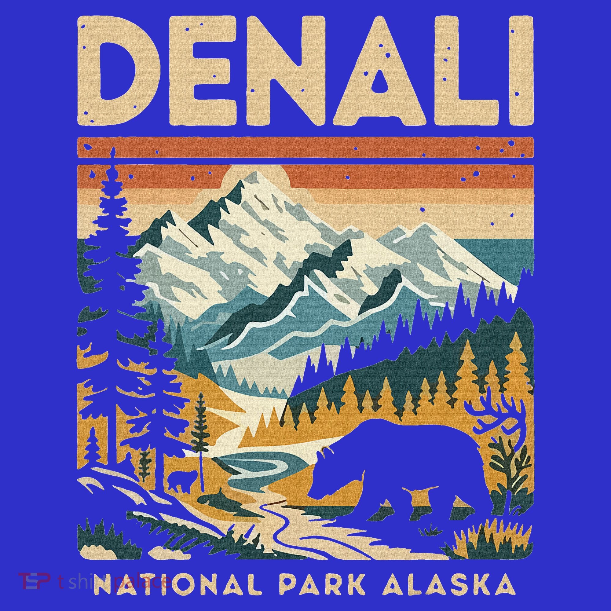 Denali Mountaineer Hiking Nature National Park Long Sleeve Shirt