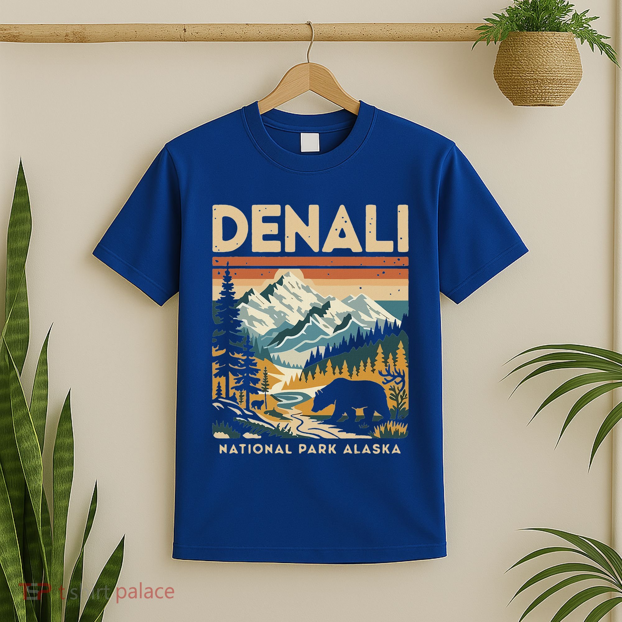 Denali Mountaineer Hiking Nature National Park T-Shirt