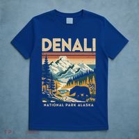 Denali Mountaineer Hiking Nature National Park T-Shirt thumb 5