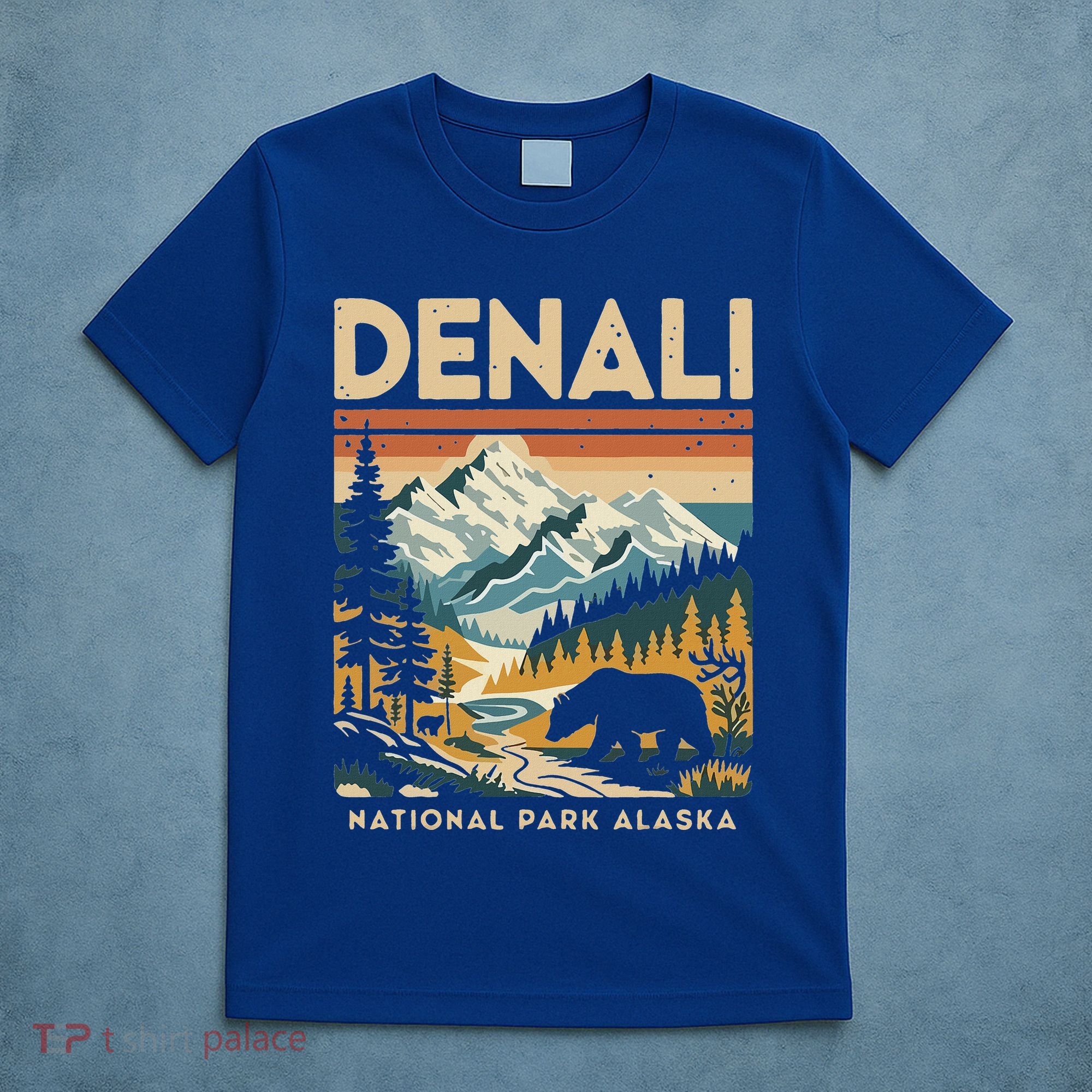Denali Mountaineer Hiking Nature National Park T-Shirt