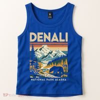 Denali Mountaineer Hiking Nature National Park Tank Top thumb 2