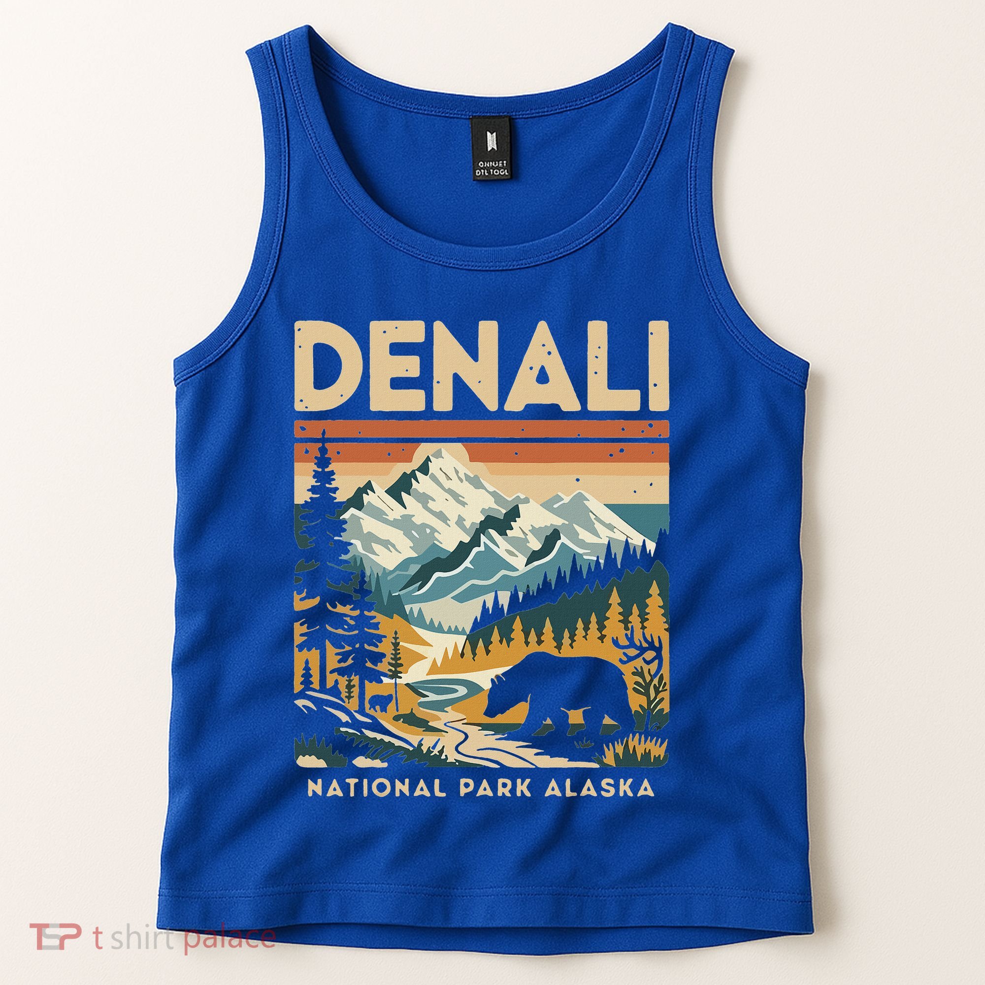 Denali Mountaineer Hiking Nature National Park Tank Top