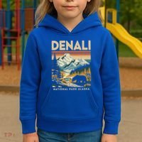Denali Mountaineer Hiking Nature National Park Kids Hoodie thumb 3