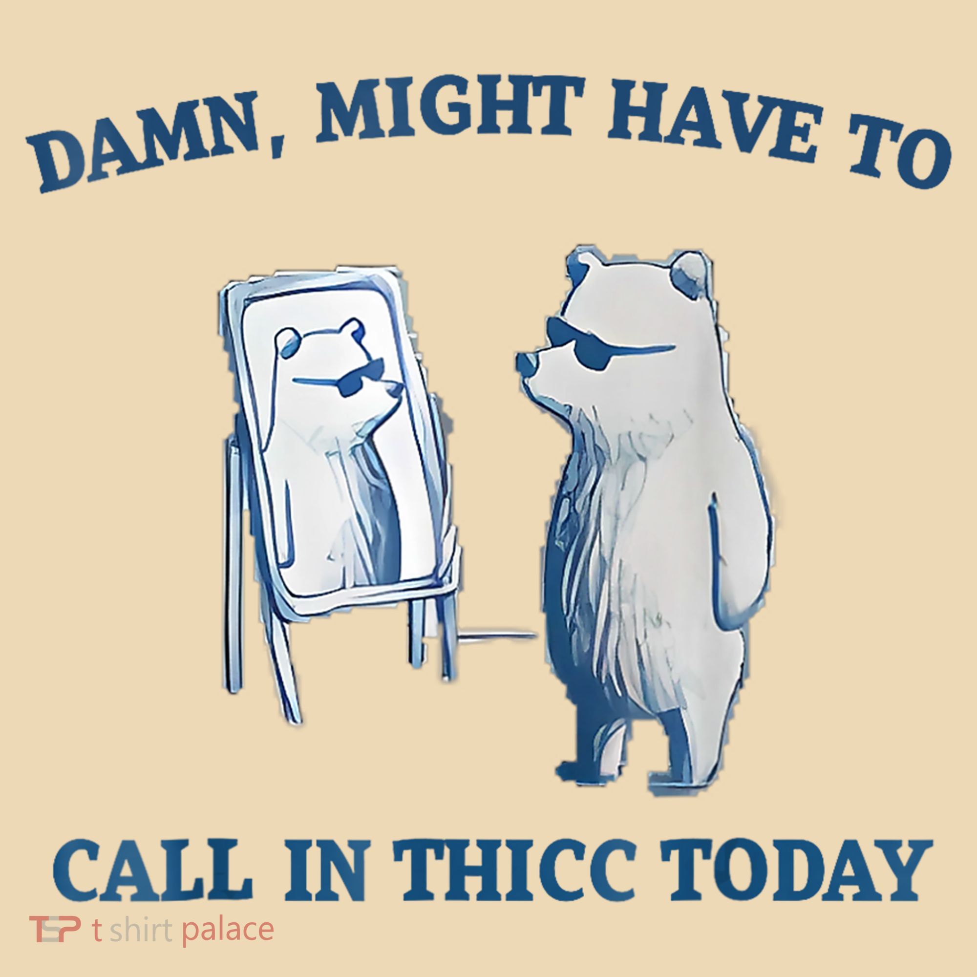 Damn Might Have To Call In Thicc Today Meme Tote Bag