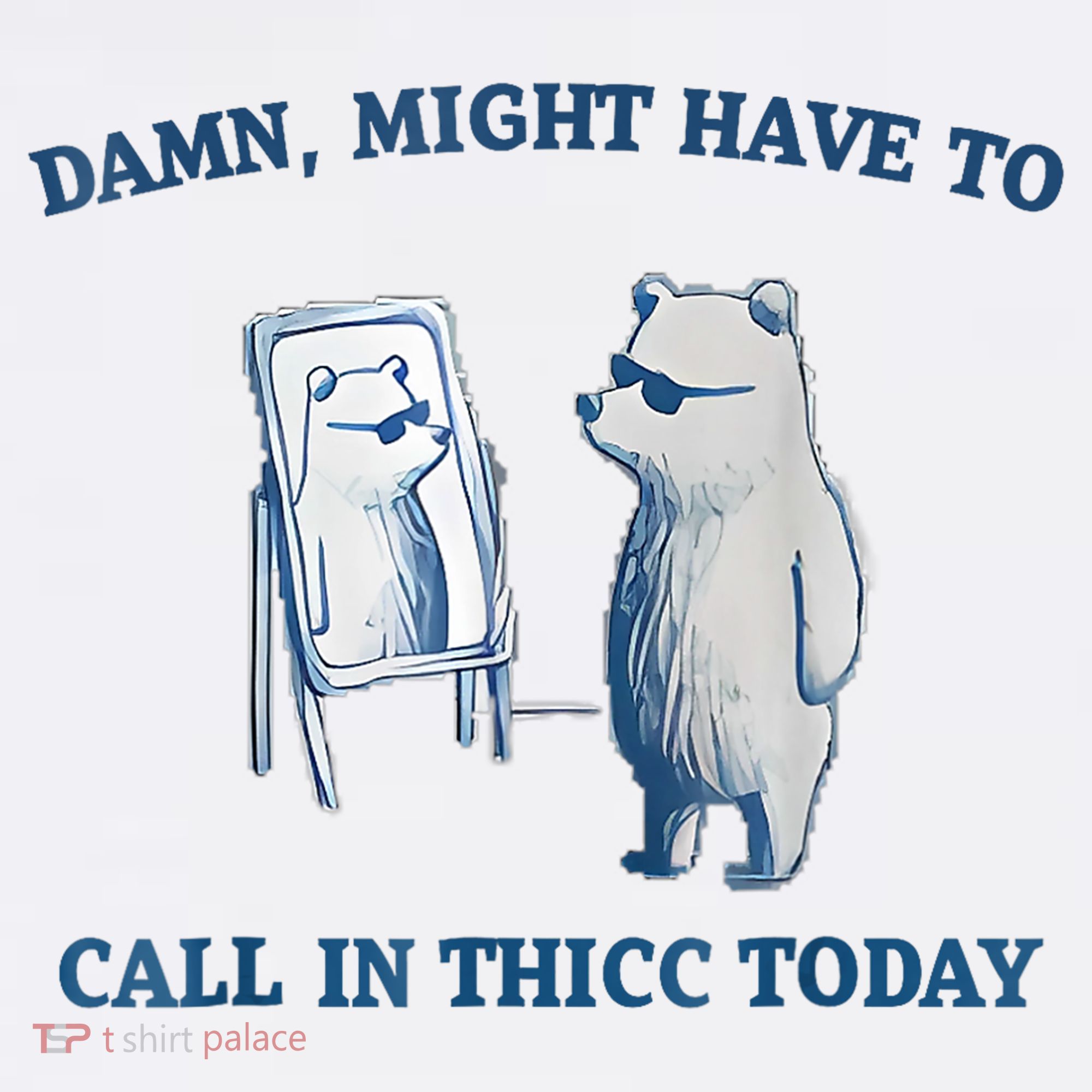 Damn Might Have To Call In Thicc Today Meme Ornament