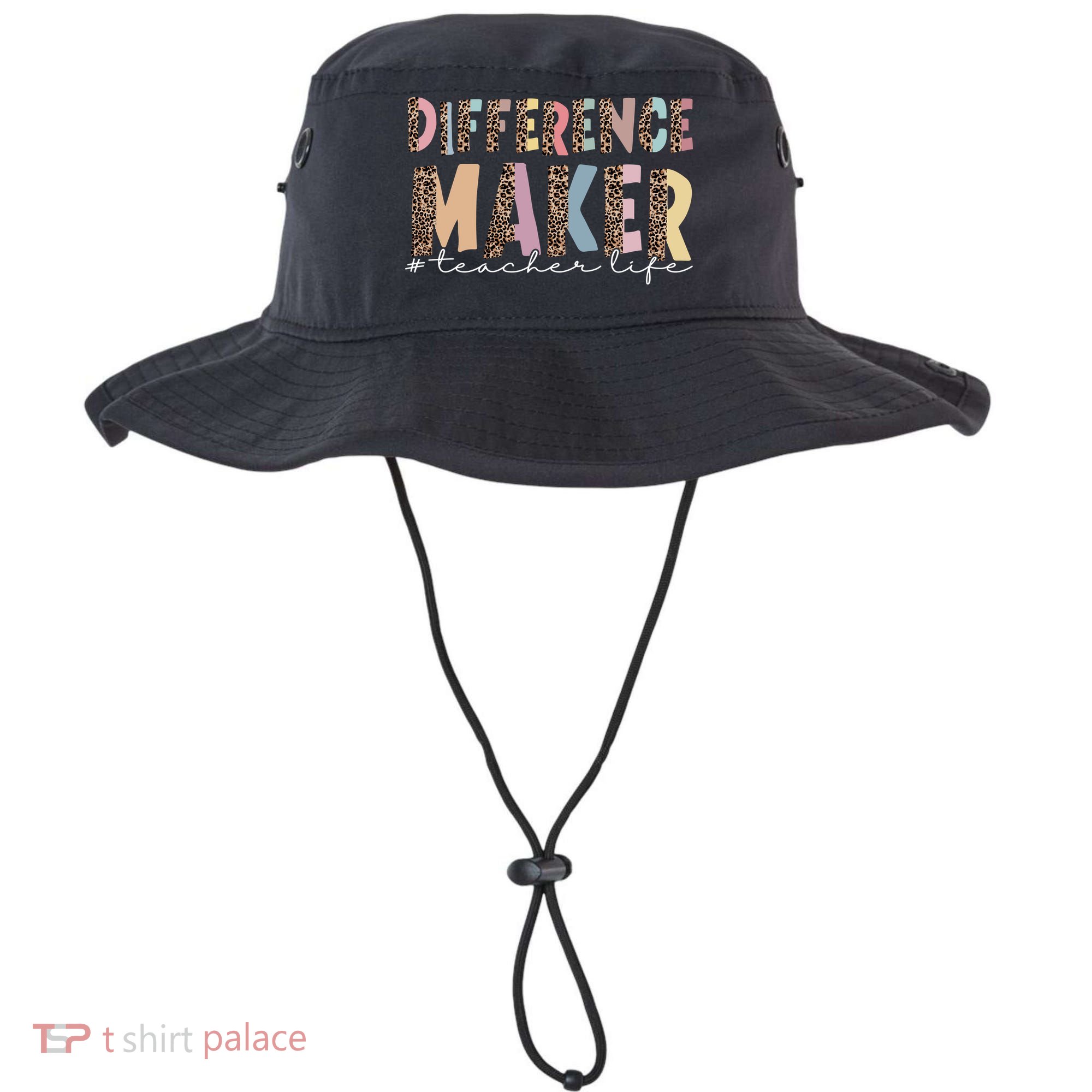Difference Maker Hashtag Teacher Life Bucket Hat