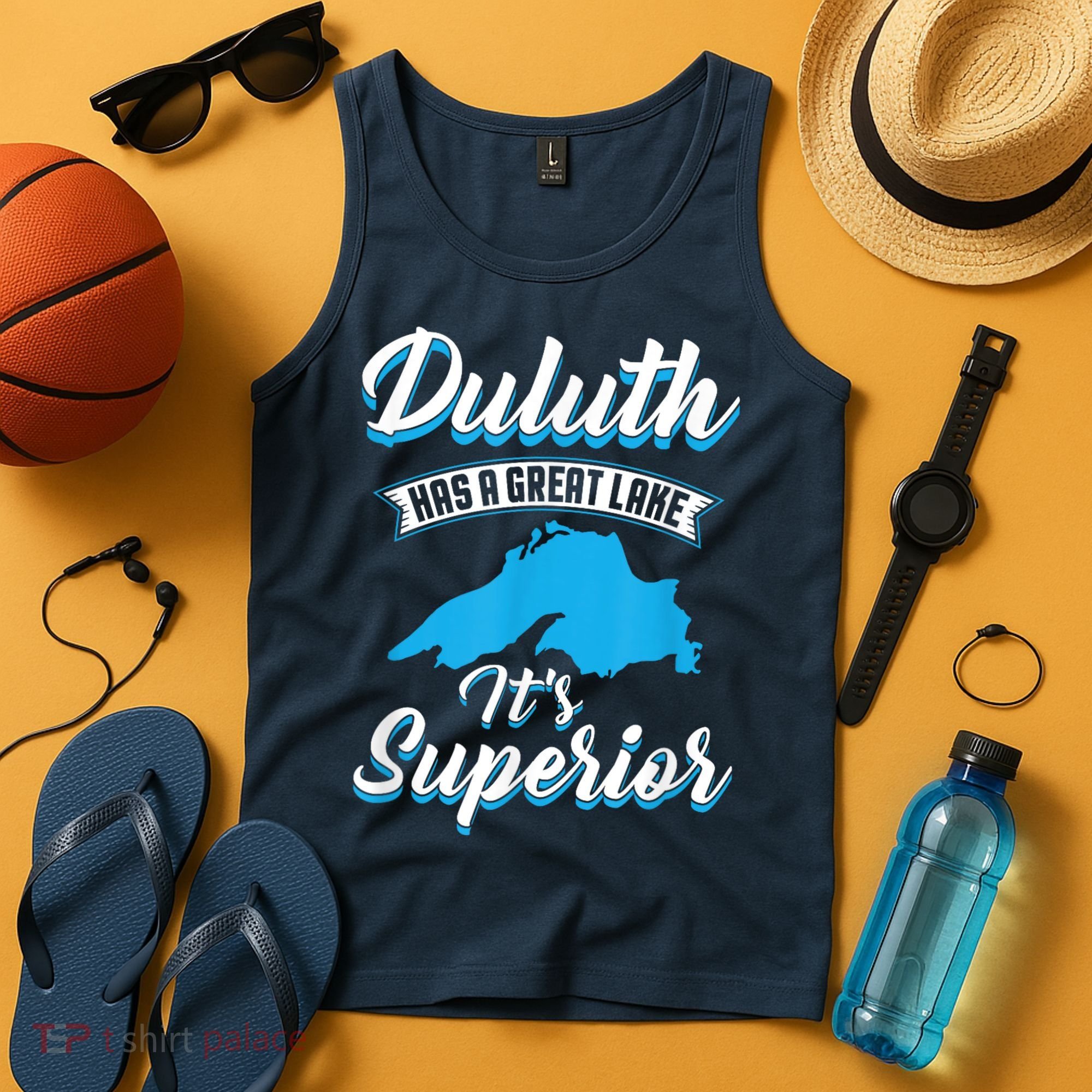 Duluth Minnesota Has A Great Lake Its Superior Pun Tank Top