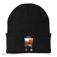 Dank Meme Hamster Staring Front Camera Hamster Calling Gift Beanie thumb 0