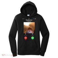 Dank Meme Hamster Staring Front Camera Hamster Calling Gift Women's Hoodie thumb 0