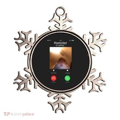 Dank Meme Hamster Staring Front Camera Hamster Calling Gift Ornament