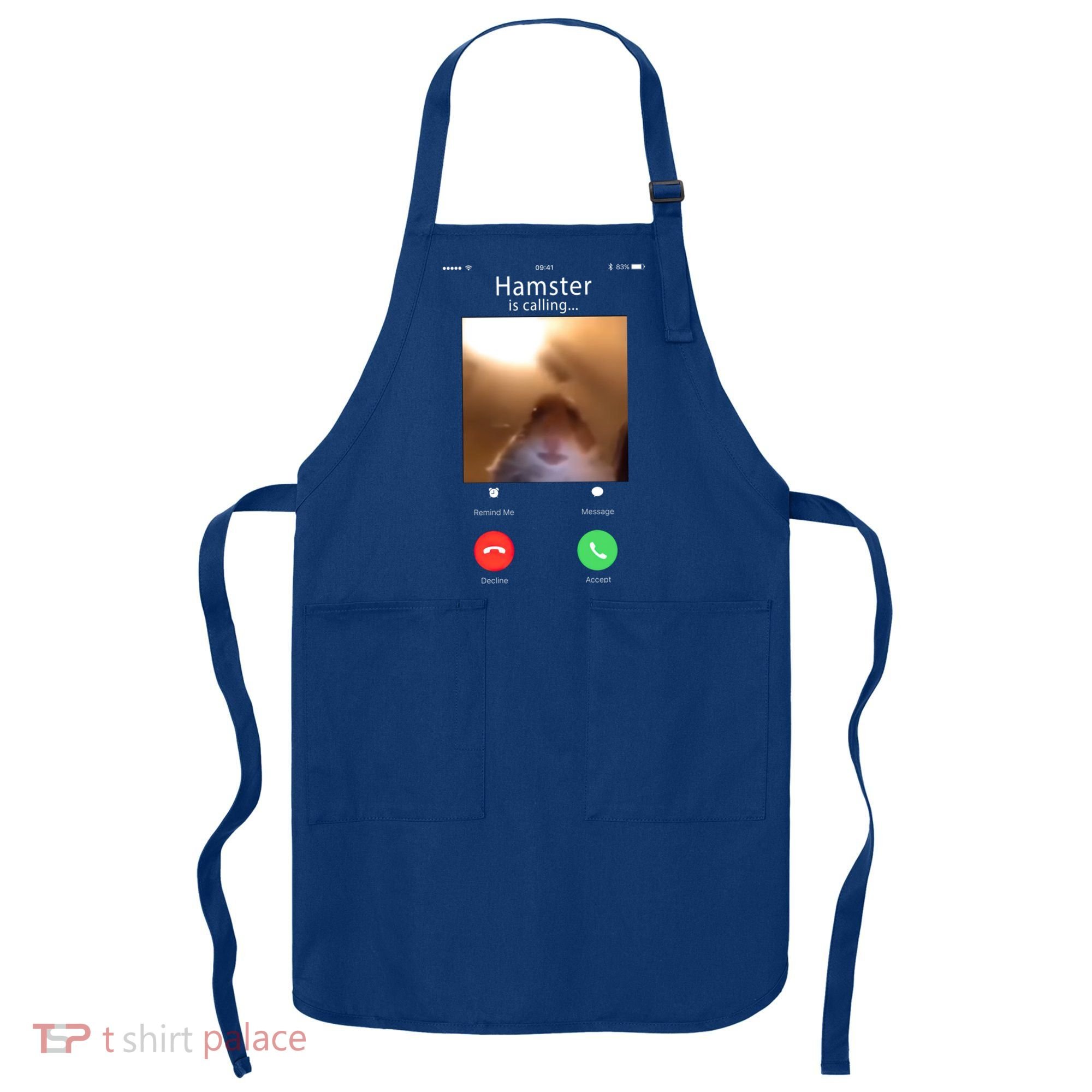Dank Meme Hamster Staring Front Camera Hamster Calling Gift Apron