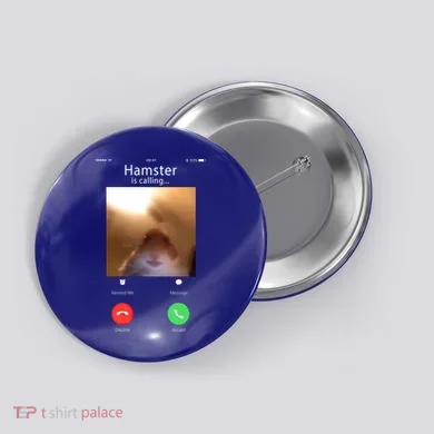 Dank Meme Hamster Staring Front Camera Hamster Calling Gift Button