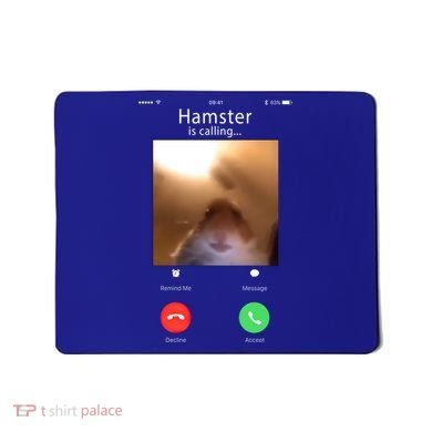 Dank Meme Hamster Staring Front Camera Hamster Calling Gift Mousepad