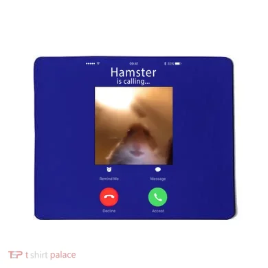 Dank Meme Hamster Staring Front Camera Hamster Calling Gift Mousepad