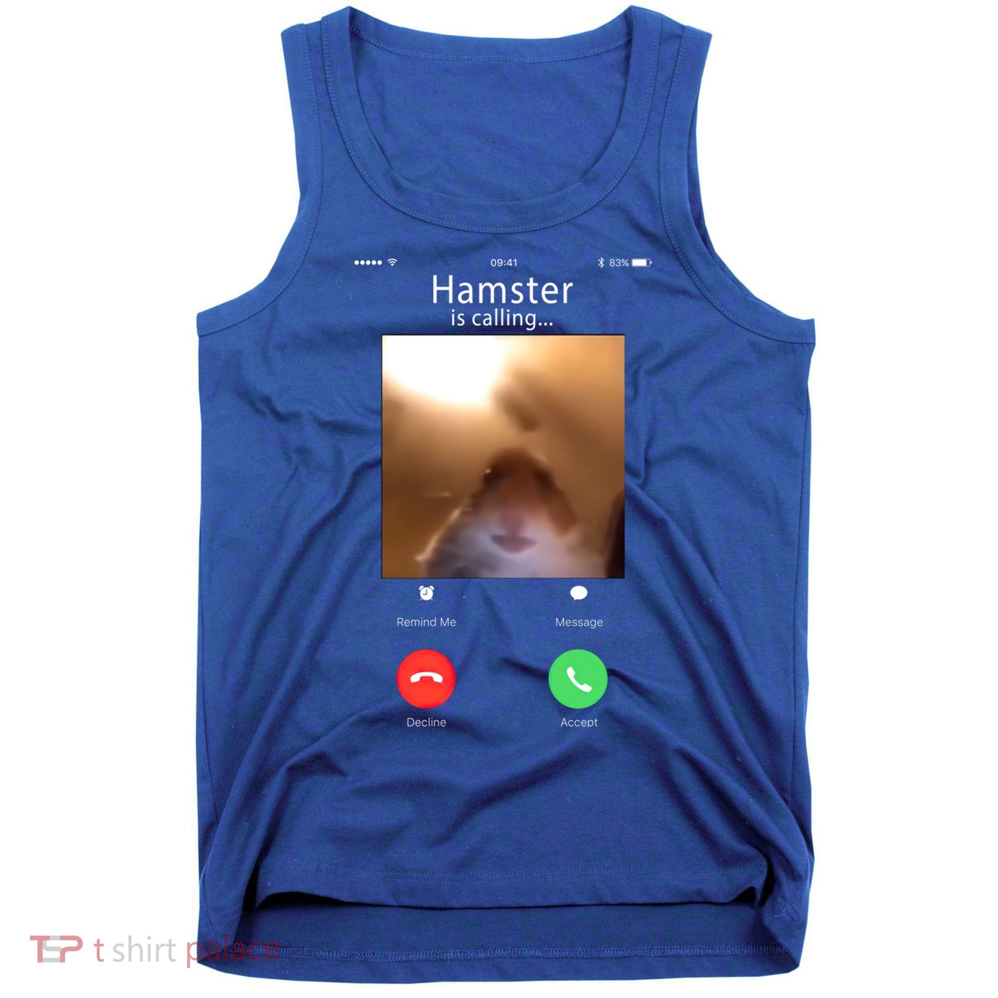 Dank Meme Hamster Staring Front Camera Hamster Calling Gift Tank Top