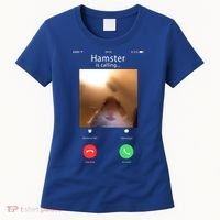 Dank Meme Hamster Staring Front Camera Hamster Calling Gift Women's T-Shirt thumb 0
