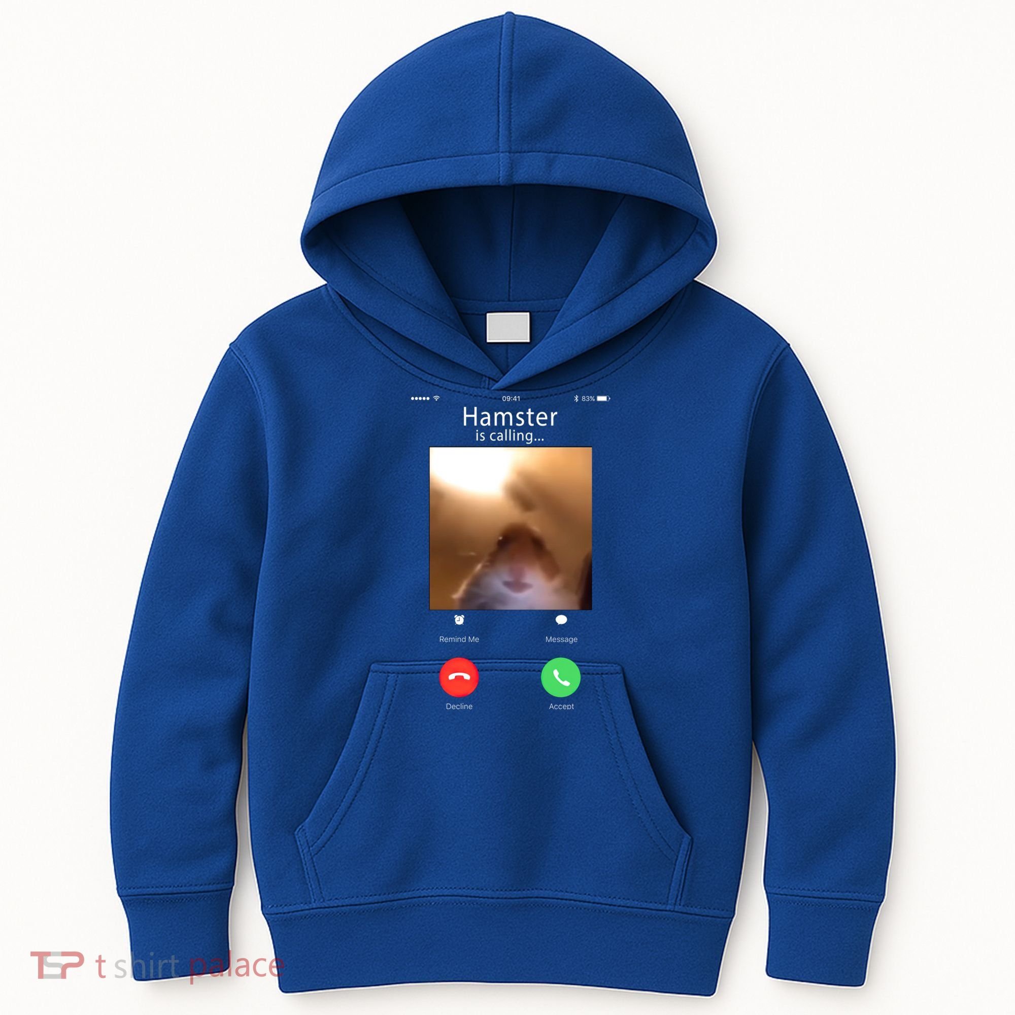 Dank Meme Hamster Staring Front Camera Hamster Calling Gift Kids Hoodie
