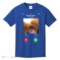 Dank Meme Hamster Staring Front Camera Hamster Calling Gift Kids T-Shirt thumb 0