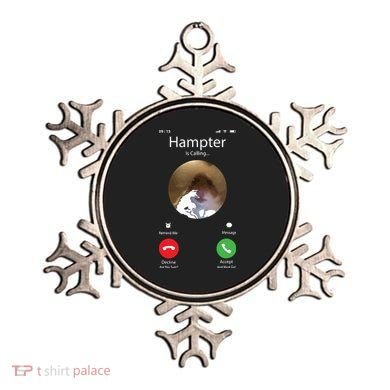 Dank Meme Hamster Staring Front Camera Hampter Calling Ornament