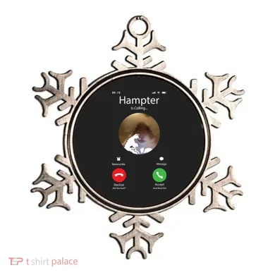 Dank Meme Hamster Staring Front Camera Hampter Calling Ornament