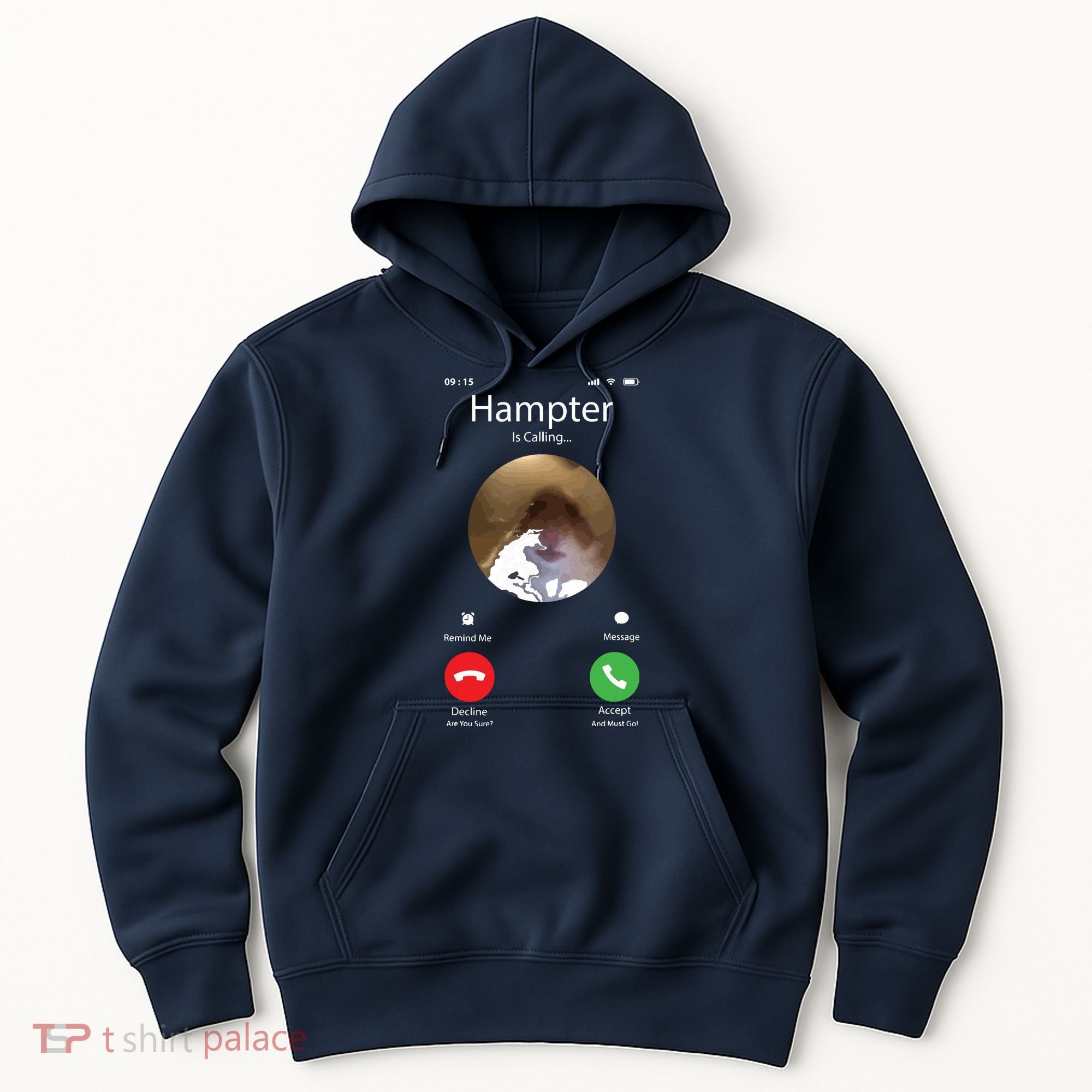 Dank Meme Hamster Staring Front Camera Hampter Calling Hoodie