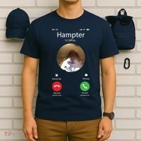 Dank Meme Hamster Staring Front Camera Hampter Calling T-Shirt thumb 6