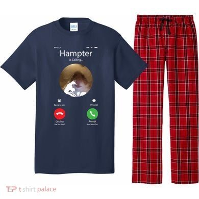 Dank Meme Hamster Staring Front Camera Hampter Calling Pajama Set