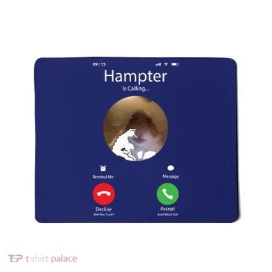 Dank Meme Hamster Staring Front Camera Hampter Calling Mousepad