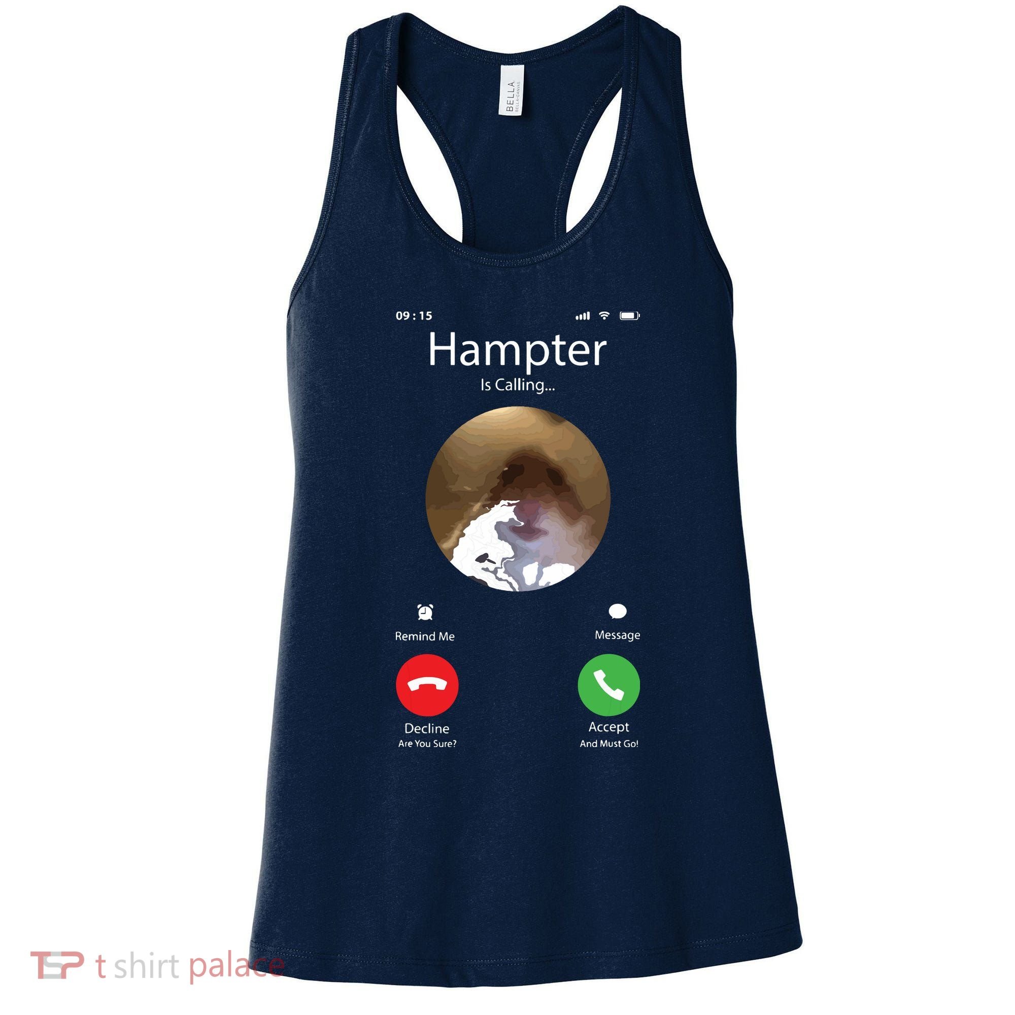 Dank Meme Hamster Staring Front Camera Hampter Calling Women's Tank Top