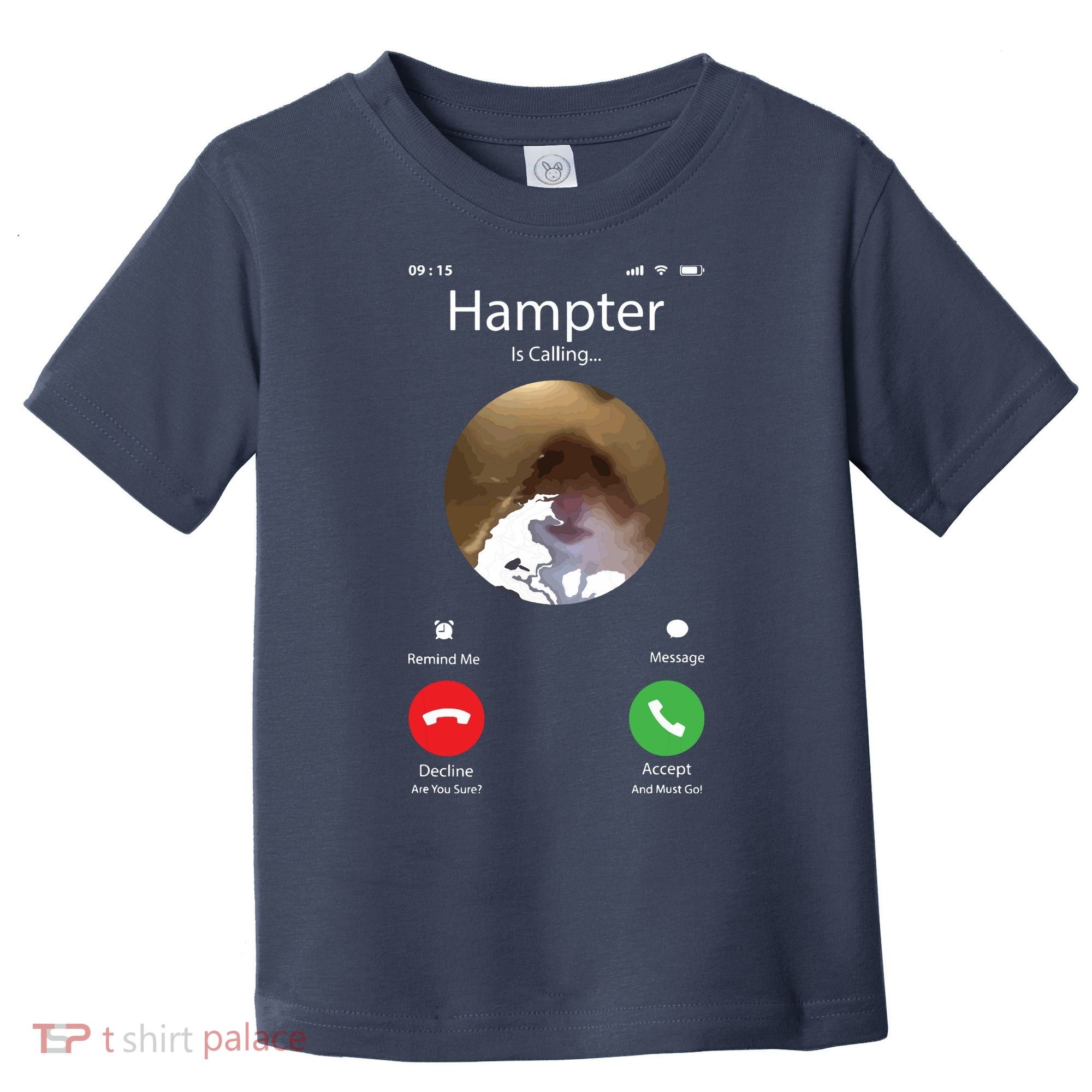 Dank Meme Hamster Staring Front Camera Hampter Calling Toddler T-Shirt