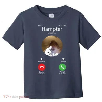 Dank Meme Hamster Staring Front Camera Hampter Calling Toddler T-Shirt