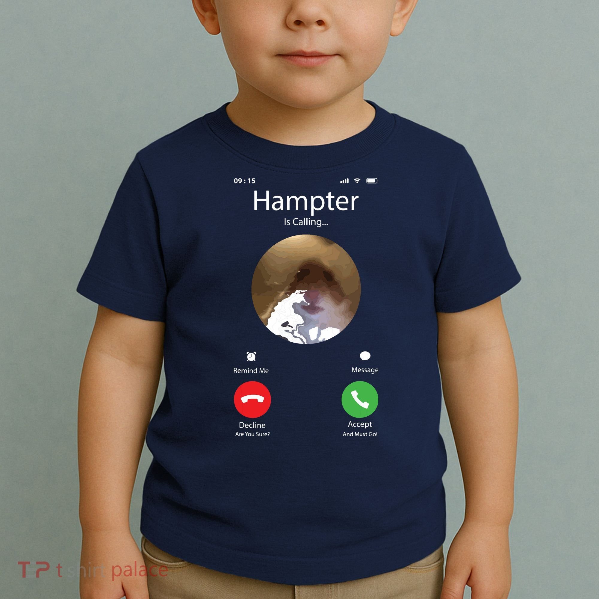 Dank Meme Hamster Staring Front Camera Hampter Calling Toddler T-Shirt